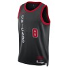 Camiseta Hombre Chicago Bulls Zach LaVine 2023-24 Nike City Edition Negro Swingman